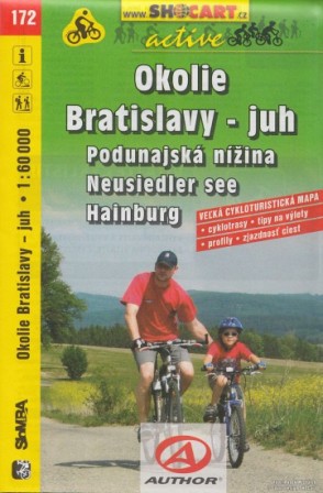 Okolí Bratislavy - jih 1:60 000 - Podunajská nížina, Neusiedler see, Hainburg - č.172