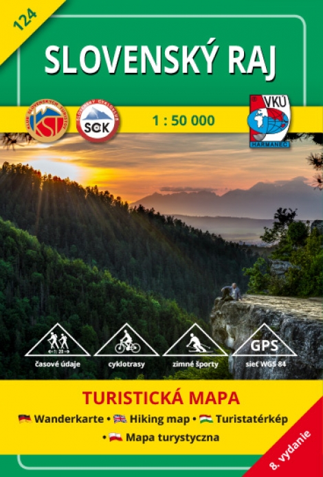 Slovenský raj 1 : 50 000 - Turistická mapa 124