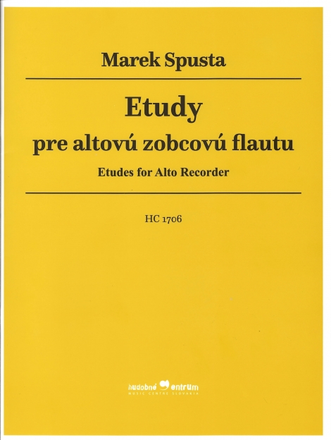 Etudy pre altovú zobcovú flautu - Etudes for Alto Recorder