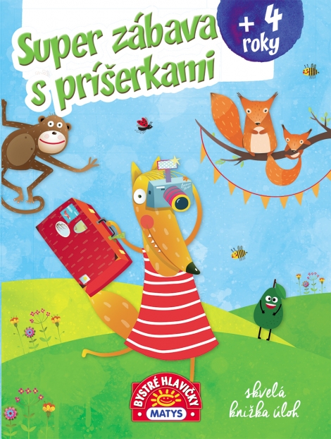 Super zábava s príšerkami - Líška + 4 roky - Skvelá knižka úloh