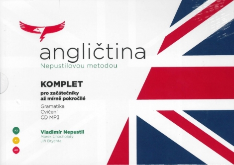 Angličtina - Komplet ( Gramatika, Cvičení, CD MP3) - Nepustilovovou metodou. Pro začátečníky až mírně pokročilé