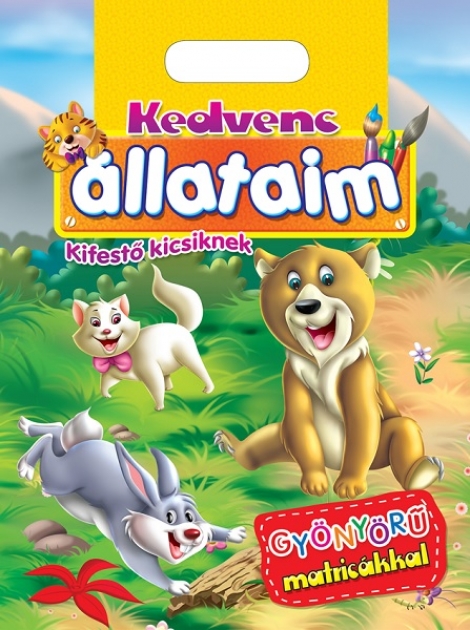 Kedvenc állataim - kifestő kicsiknek