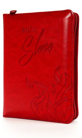 Biblia ekumenická s DT - červená so zipsom (vreckový formát) 2023 - SLOVO na cestu životom