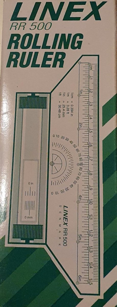 LINEX Pravítko valivé 15 cm - 