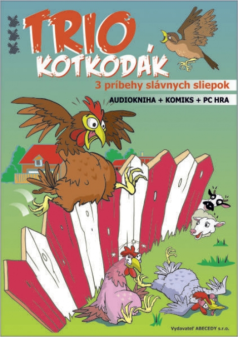 Trio Kotkodák - 3 príbehy slávnych sliepok /audiokniha+komiks+PC hry/