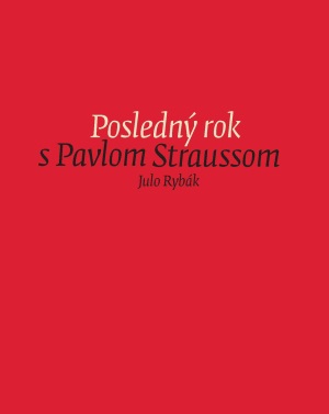 Posledný rok s Pavlom Straussom - Julo Rybák