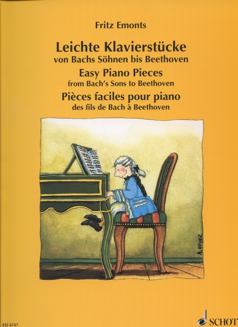 Leichte Klavierstucke/Easy Piano Pieces - von Bachs Sohnen bis Beethoven/from Bach's Sons to Beethoven