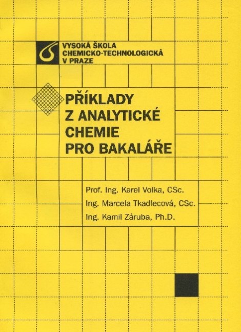Příklady z analytické chemie pro bakaláře - 