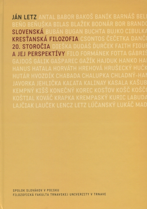 Slovenská kresťanská filozofia 20. storočia a jej perspektívy - 