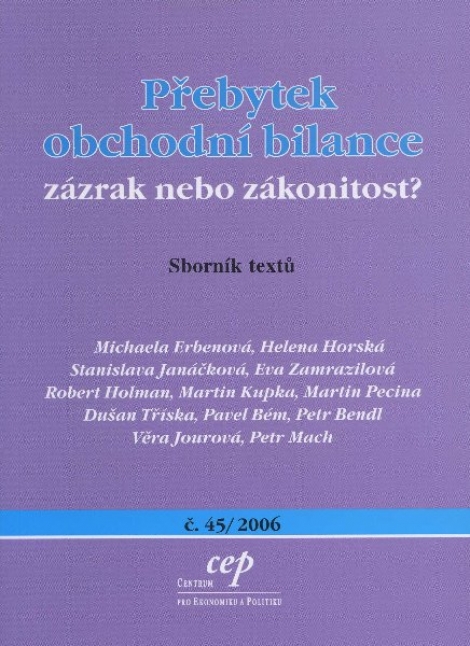 Přebytek obchodní bilance - kolektív