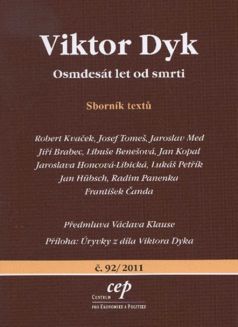 Viktor Dyk - Osmdesát let od smrti