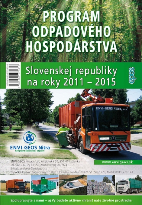 Program odpadového hospodárstva Slovenskej republiky na roky 2011 - 2015 - 