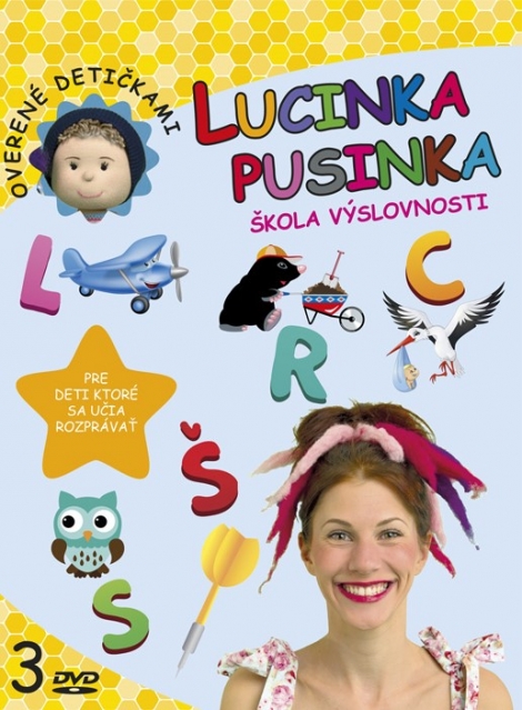 Lucinka Pusinka 3 - Škola výslovnosti - pre deti, ktoré sa učia rozprávať
