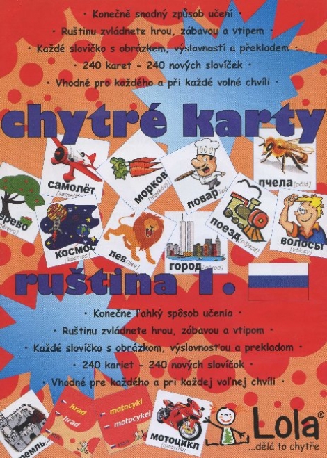 Chytré karty: Ruština slovička 1 - 