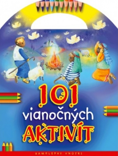 101 vianočných aktivít - Kniha so samolepkami
