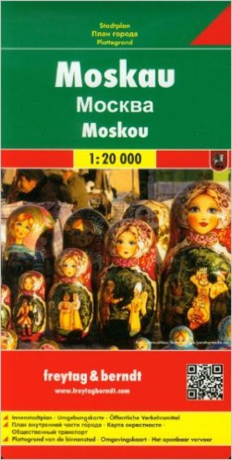Plán města Moskva 1:20 000