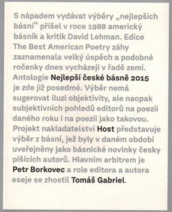Nejlepší české básně 2015 - 