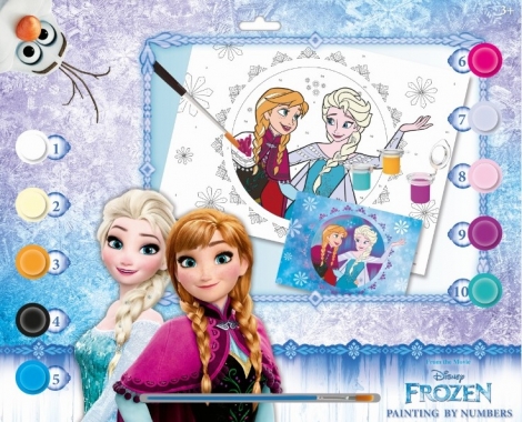 Painting by Numbers - Frozen - Formát A3