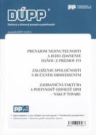 DUPP 15/2013 Prenájom nehnutelnosti a jeho zdanenie daňou z príjmov FO - 