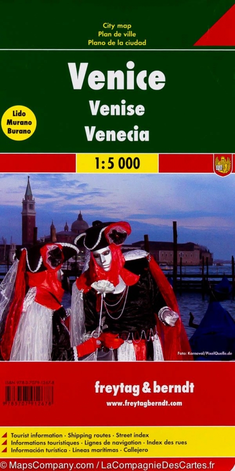 Venice 1:5 000 - Mapa mesta