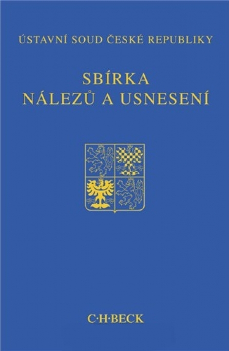 Sbírka nálezů a usnesení ÚS ČR, svazek 63 (bez CD) - 