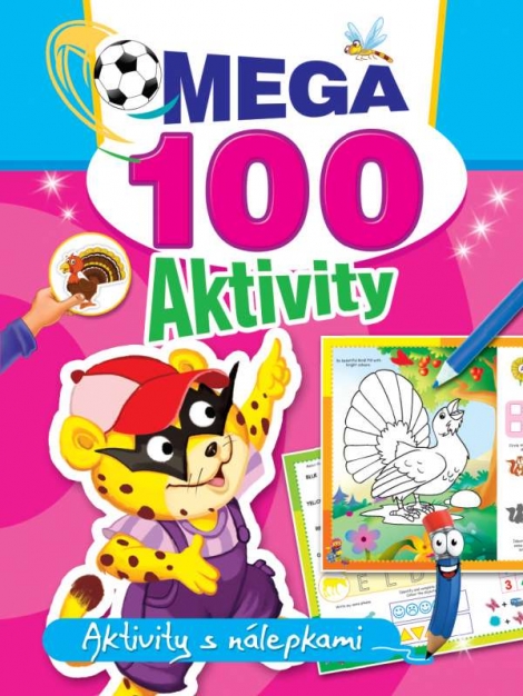 Mega 100 aktivity - tygr - Aktivity s nálepkami