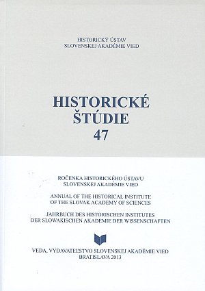 Historické štúdie 47 - 