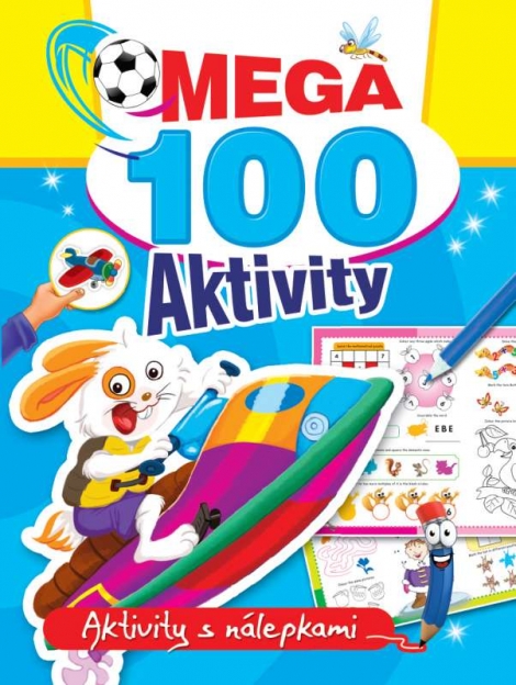 Mega 100 aktivity - zajíc - Aktivity s nálepkami