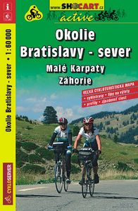 Okolí Bratislavy - sever, Malé Karpaty, Záhorie 1:60 000 - Cykloturistická mapa SHOCart 171