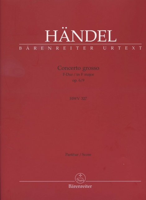 Concerto grosso op. 6/9 - F-Dur/in F major