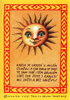 Sada sluníčkových pohlednic - Honza Volf