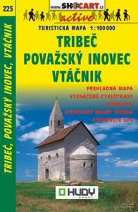 Tribeč, Považský Inovec, Vtáčnik 1:100 000 - Turistická mapa SHOCart Slovensko 225