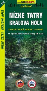 Nízké Tatry, Kráľova Hoľa 1:50 000 - Turistická mapa SHOCartSlovensko 1102