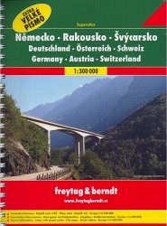 Autoatlas Německo Rakousko Švýcarsko 1:300 000 - Superatlas