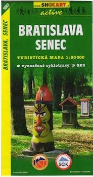 Bratislava, Senec 1:50 000 - Turistická mapa SHOCart Slovensko 1087