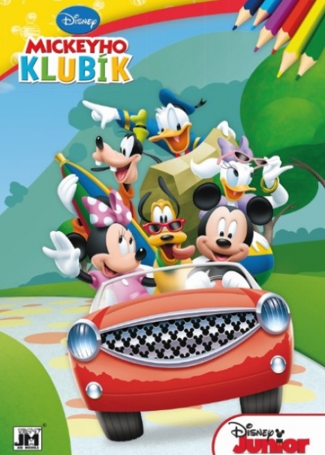 Mickeyho klubík A4 - Vymaľovanka