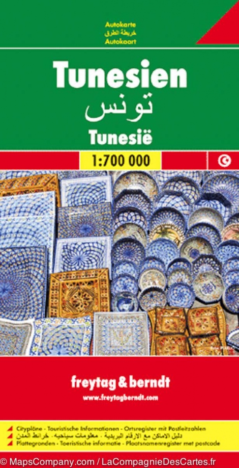 Automapa Tunisko 1:700 000 - 