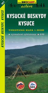 Kysucké Beskydy, Kysuce 1:50 000 - Turistická mapa SHOCart Slovensko 1077