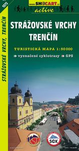 Strážovské vrchy, Trenčín 1:50 000 - Turistická mapa SHOCart Slovensko 1075