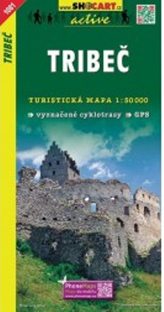Tribeč 1:50 000 - Turistická mapa SHOCart Slovensko 1081