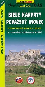 Biele Karpaty, Pov.Inovec 1:50 000 - Turistická mapa SHOCart Slovensko 1074