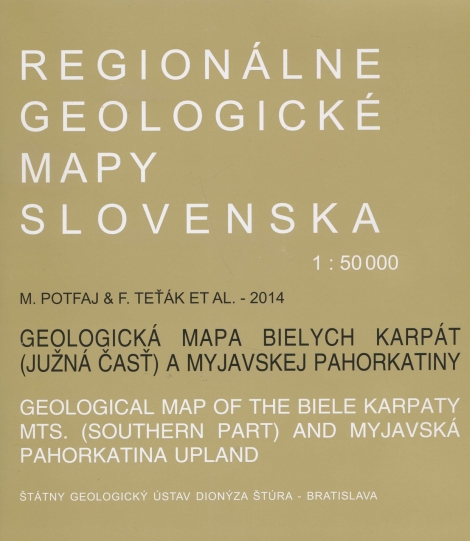 Geologická mapa Bielych Karpát 1:50 000 - Regionálne geologické mapy Slovenska