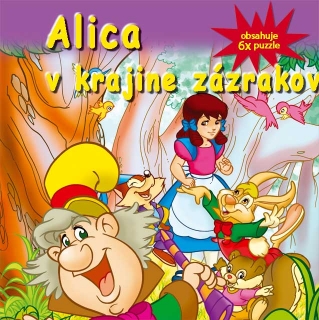 Alica v krajine zázrakov-6x puzzle - 
