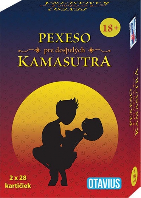 Pexeso  pre dospelých - KAMASUTRA - 2x28 kartičiek