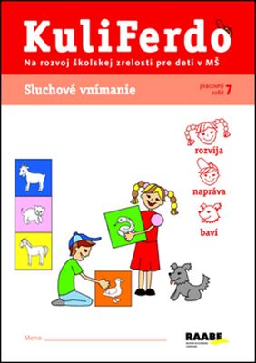 Kuliferdo - Sluchové vnímanie (Pracovný zošit 7) - Na rozvoj školskej zrelosti pre deti v MŠ