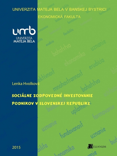 Sociálne zodpovedné investovanie podnikov v Slovenskej republike - 