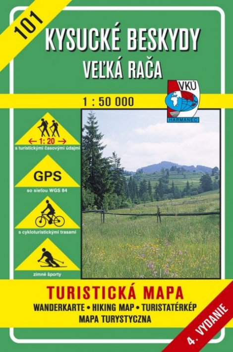 Kysucké Beskydy - Veľká Rača 1:50 000 - kolektiv