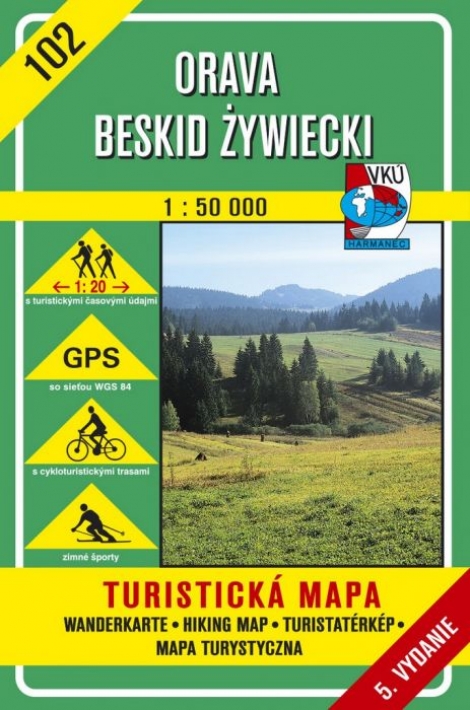 Orava - Beskid Zywiecki 1:50 000 (5.vydanie) - Turistická mapa 102