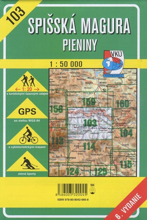 Spišská Magura - Pieniny 1:50 000 - kolektiv