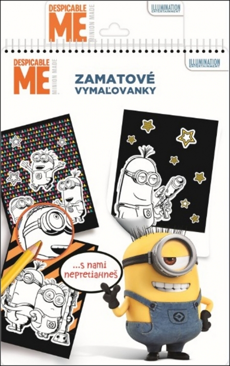 Zamatové vymaľovanky - Mimoni
